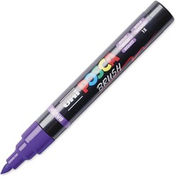Posca Brushmarker 5M Violett - Kreativer Marker für Künstler
