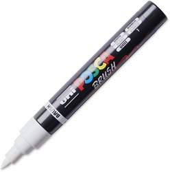Posca Brushmarker Weiß - Kreativer Marker für Künstler und Bastler