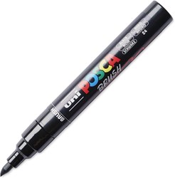 Posca brushmarker 5M schwarz - Kreativer Marker für Künstler