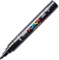 Uni Posca Uni Posca Brushmarker 5M Zwart