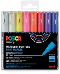 Uni Posca Uni Posca Verfmarker 16 Set 1MC Basis