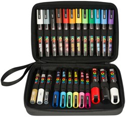 Posca Marqueurs Peinture Coffret Luxe 24 pièces - Dessin et Couleur Créatifs