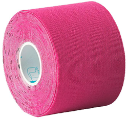 Ultimate Performance Kinesiologie Tape vorgeschnitten rosa Sporttape 50mm x 5m