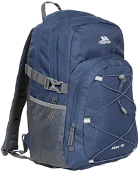Trespass Rucksack 30L - Albus navy/weiß - sportlicher Backpack für Schule und Outdoor