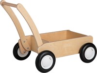 Van Dijk Toys Wooden Walker à partir de 1 an - Blanc naturel (qualité de garde d'enfants)-3
