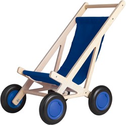 Van Dijk Toys Puppenbuggy - Blau (Kinderbetreuungsqualitt)