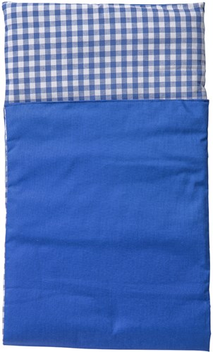 Van Dijk Toys Dekbedje - Blauw wit geruit-2