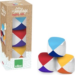 Vilac set de balles de jonglage - jouet coloré pour la motricité
