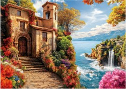 Educa puzzle Villa by the Sea 500 pièces puzzle adultes
