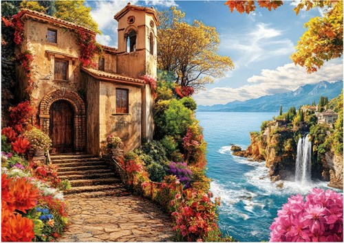 Educa Puzzle Villa am Meer 500 Teile Erwachsene Puzzle