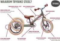 Trybike loopfiets 2 in 1 Steel - grijs