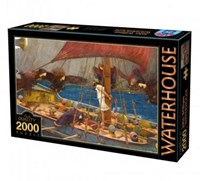 D-Toys Puzzle Waterhouse Ulysses and the Sirens 2000 Teile-2