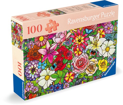 Ravensburger Puzzle Blumen Wellness - 100 Teile - buntes Karton-2