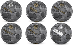 Team Merchandise 32 Panel Camo Signature Football - West Ham - 5 - Silver