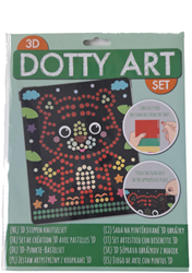 Wins Holland 3D Dotty Art Tiger Bastelset für Kinder kreativ