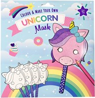 Wins Holland Kartonmasken Einhorn Bastelset 4 Stück Kinder