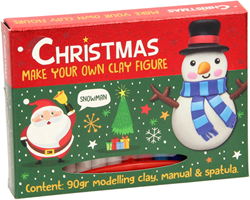 Wins Holland Knete Weihnachts Schneemann Set - kreatives Bastelspielzeug Kinder