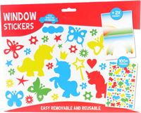 Wins Holland Fenstersticker Einhorn - 100 bunte Aufkleber für Fenster