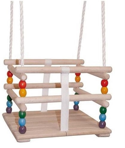 Woody Wooden Baby Kleinkindschaukelsitz 10315
