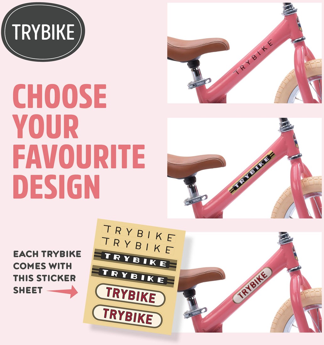 Trybike 2 hot sale in 1 pink