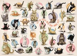 Eurographics Puzzle Yoga Kittens - 500 Teile