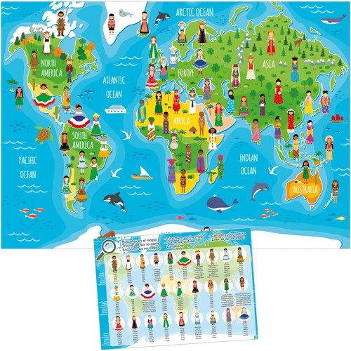 Educa Puzzle - Mädchen der Welt - 150 XXL Teile aus Karton