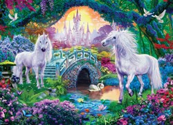 Eurographics Puzzle Unicorns in Fairy Land - 500 XL Teile