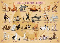 Eurographics Puzzle Yoga is a Family Activity - 500 Teile