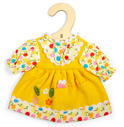 Bigjigs Dolls Yellow Floral Dress - Small