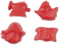 Androni Giocattoli Sandformen Piratenset - Strandspielzeug 4-teilig