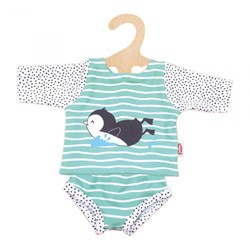 Heless Puppen Badebekleidung Pinguin mintgrün 28-35cm - Spielzeug